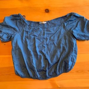 Madewell off the shoulder blouse